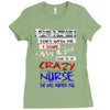 she is a crazy nurse Ladies Fitted T-Shirt