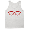kacamata red Tank Top