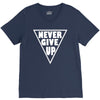 never give up V-Neck Tee