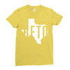 Beto Texas Map Ladies Fitted T-Shirt