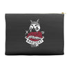 bad cat   gatos locos Accessory Pouches