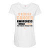 Uterine Cancer Awareness I Wear Peach For Some Special To Me Maternity Scoop Neck T-shirt