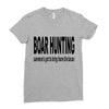 boar hunting tex Ladies Fitted T-Shirt