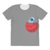 Mars and Astronaut All Over Women's T-shirt