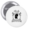 girls are equal Pin-back button
