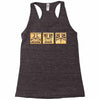 run from evil Racerback Tank