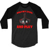 gaming hold and play 3/4 Sleeve Shirt