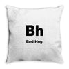 bed hog Throw Pillow