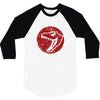 Red Dinosaur 3/4 Sleeve Shirt