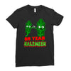 oh yeah kaleween Ladies Fitted T-Shirt