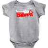 get to the choppa Baby Onesie