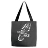 wander explore hike Tote Bags