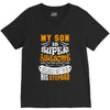 My Son Is Super Awesome His Stepdad V-Neck Tee