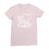 girls fish too only prettier Ladies Fitted T-Shirt