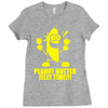 peanut butter jelly time banana Ladies Fitted T-Shirt