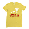 dart evolution stranger dustin tv show Ladies Fitted T-Shirt