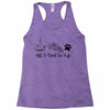 all i need in life Racerback Tank