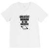 Greatest Mamaw In The Universe V-Neck Tee