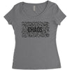 Chaos Women's Triblend Scoop T-shirt