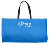 i pray 2 god Weekender Totes