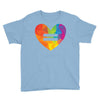 Rainbow Equality Heart Youth Tee