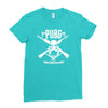 winner winner chicken dinner emblem Ladies Fitted T-Shirt