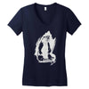 rage panda Women's V-Neck T-Shirt