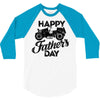 happy father's day 2 3/4 Sleeve Shirt