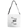 all the boo love me Adjustable Strap Totes