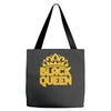 black queen Tote Bags