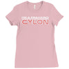 i'm a frakking cylon Ladies Fitted T-Shirt