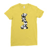 Pandas Ladies Fitted T-Shirt