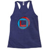 square in circle Racerback Tank