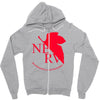 neon genesis evangelion anime nerv logo Zipper Hoodie