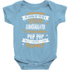 Super Cool Granddaughter Of A Freaking Awesome Pop Pop Baby Onesie