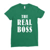 The Boss - The Real Boss Ladies Fitted T-Shirt