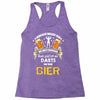 personalisierte darts spieler Racerback Tank