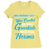 Grandpop Was Created because Grankids Need Real Heroes Ladies Fitted T-Shirt