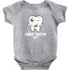 First Tooth Date Baby Bodysuit