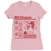 mogwai warning Ladies Fitted T-Shirt