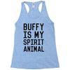 buffy spirit animal Racerback Tank