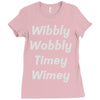 wibbly w0bbly Ladies Fitted T-Shirt