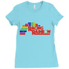 racing rainbow Ladies Fitted T-Shirt