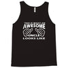 this is what an awesome uncle looks like   mens funny father's day Tank Top