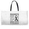 diabetes awareness Weekender Totes