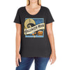 halloween moon Ladies Curvy T-Shirt
