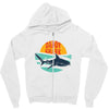 Daddy Shark Zipper Hoodie