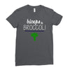 biceps &amp; broccoli! Ladies Fitted T-Shirt