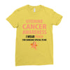 wear peach for uterine cancer Ladies Fitted T-Shirt