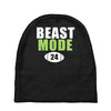 beast mode marshawn lynch seattle seahawks Baby Beanies